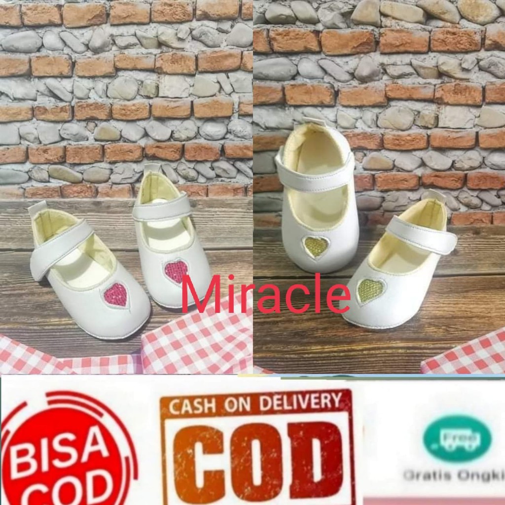 COD Cinta Sepatu Anak Baby Sepatu Anak Prewalker Sepatu Bayi Perempuan 0 6 Bulan Prewalker Bayi