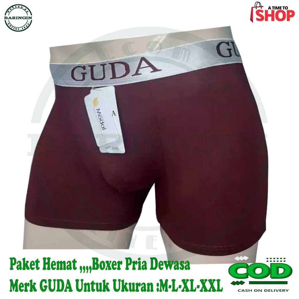 PROMO ISI 6 PCS Boxer Cowok Distro-Boxer Pria Terbaru-Celana Dalam Pria Dewasa Size Jumbo