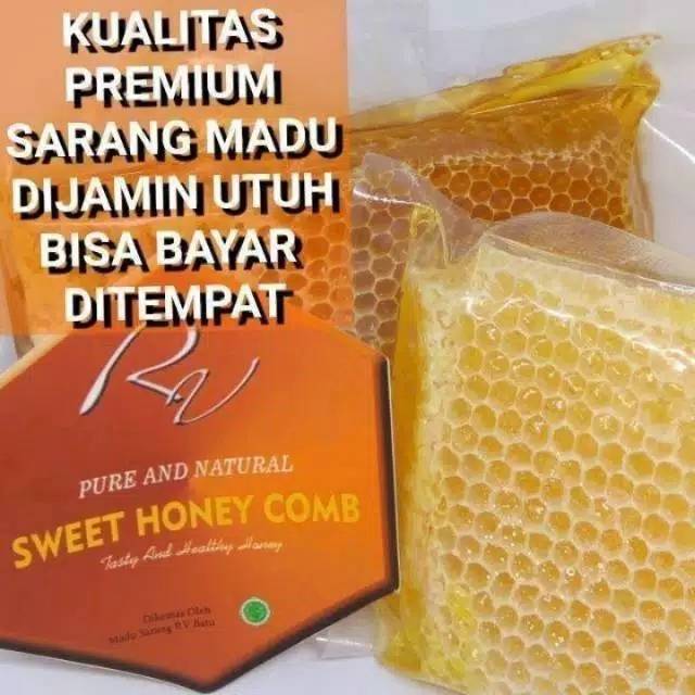 

250gr Sarang Madu Murni Asli Melifera Grade A Premium Madu Murni