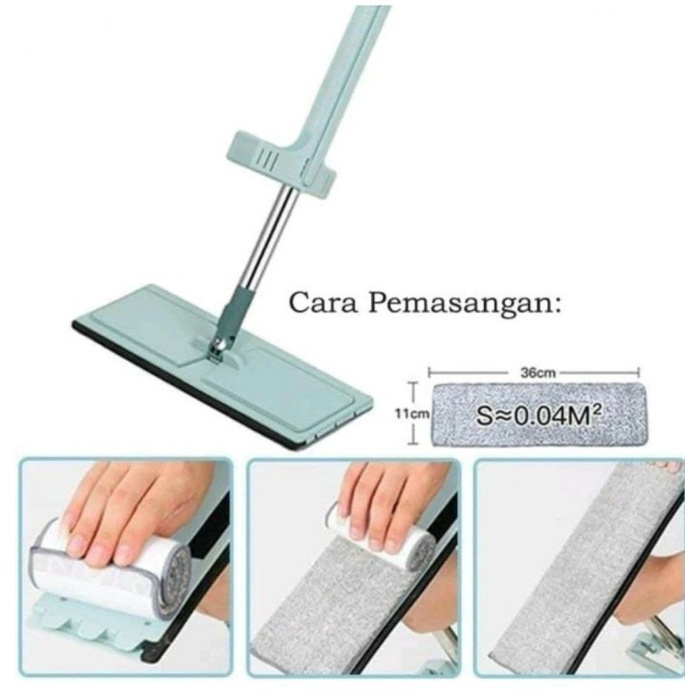barokah gamis Super Mop Self Squeeze alat pel