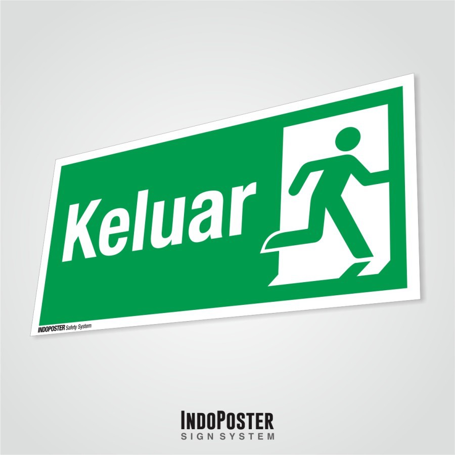 

Stiker Label K3 Safety Sign Tanda Pintu Keluar