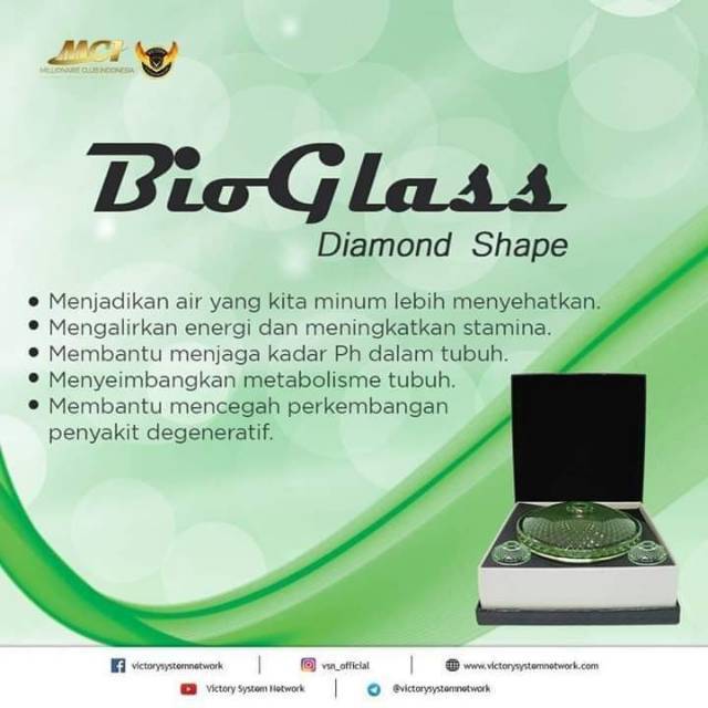 Paket bbm MCI diamond shape(bioglass +2 biomini)