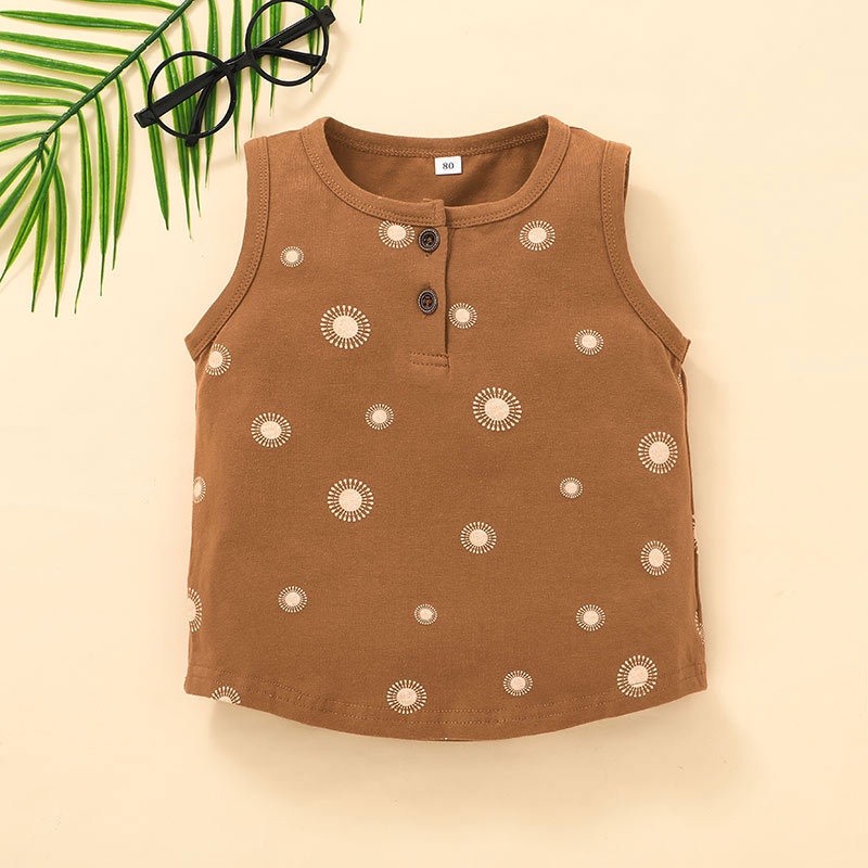 Setelan Baju anak laki Sleeveles Tshirt Casual baby boy