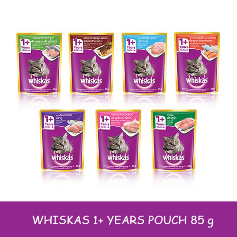 Jual Whiskas Makanan Kucing Basah Pouch 85g All Variant Shopee Indonesia