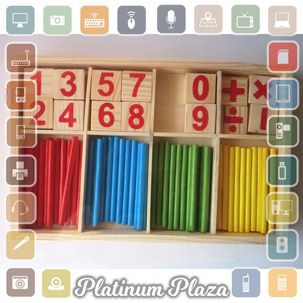 Mainan Puzzle 3D Matematika Anak`CM86OR-