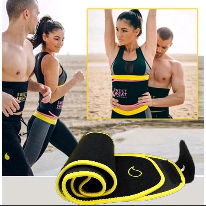 [BISA COD] KORSET PENGECIL PERUT WANITA -SWEET SWEAT WAIST TRIMMER