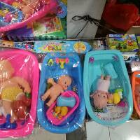 MAINAN BAK MANDI ANAK SET BONEKA BAYI - BATH UP SET ...