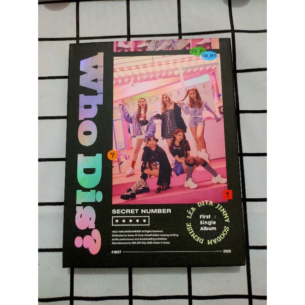 Secret Number Debut Album WHO DIS? [Album Only]