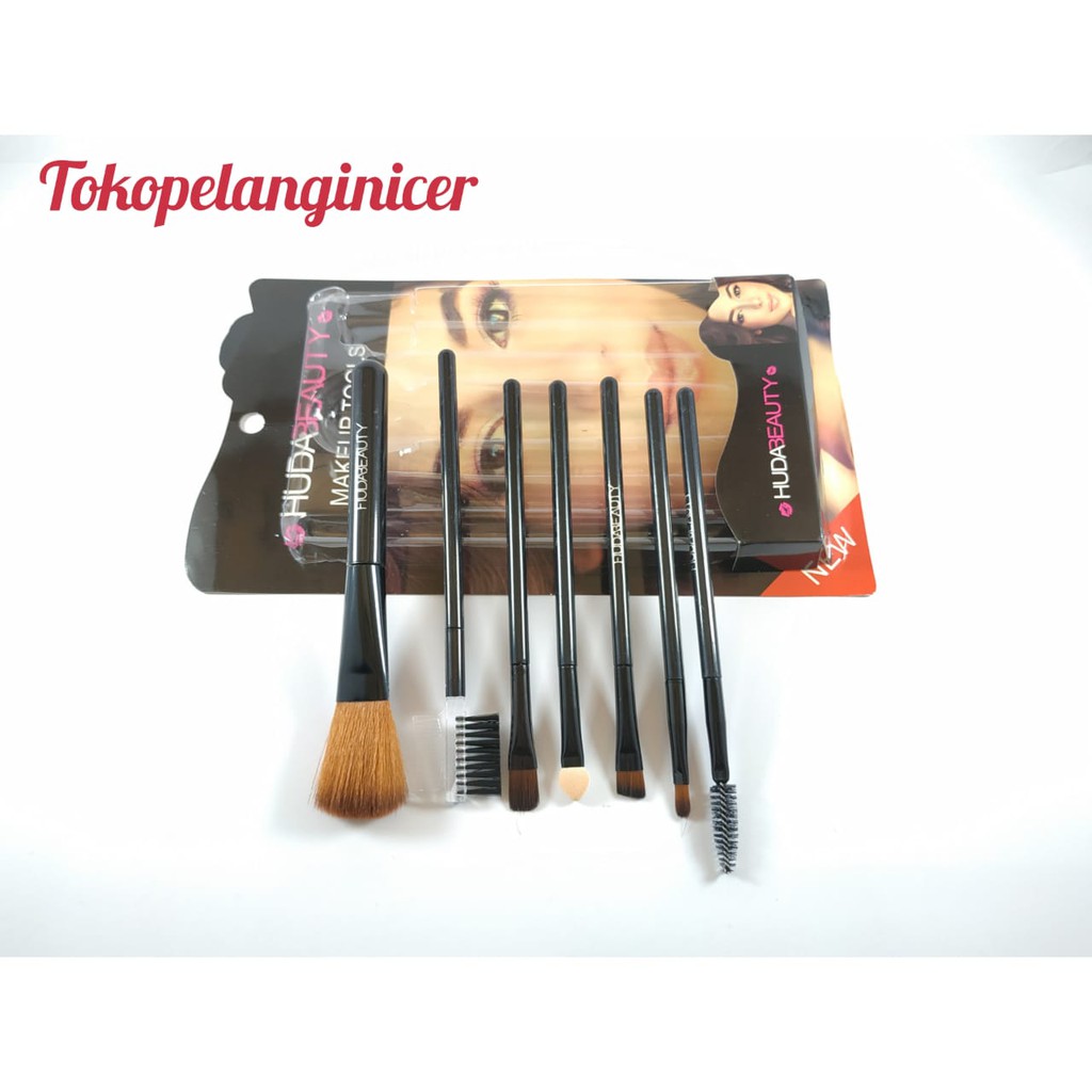 Kuas set  Make Up isi 7 pcs murah Tokopelanginicer