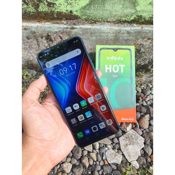INFINIX HOT 10 PLAY 4/64GB SECOND FULLSET
