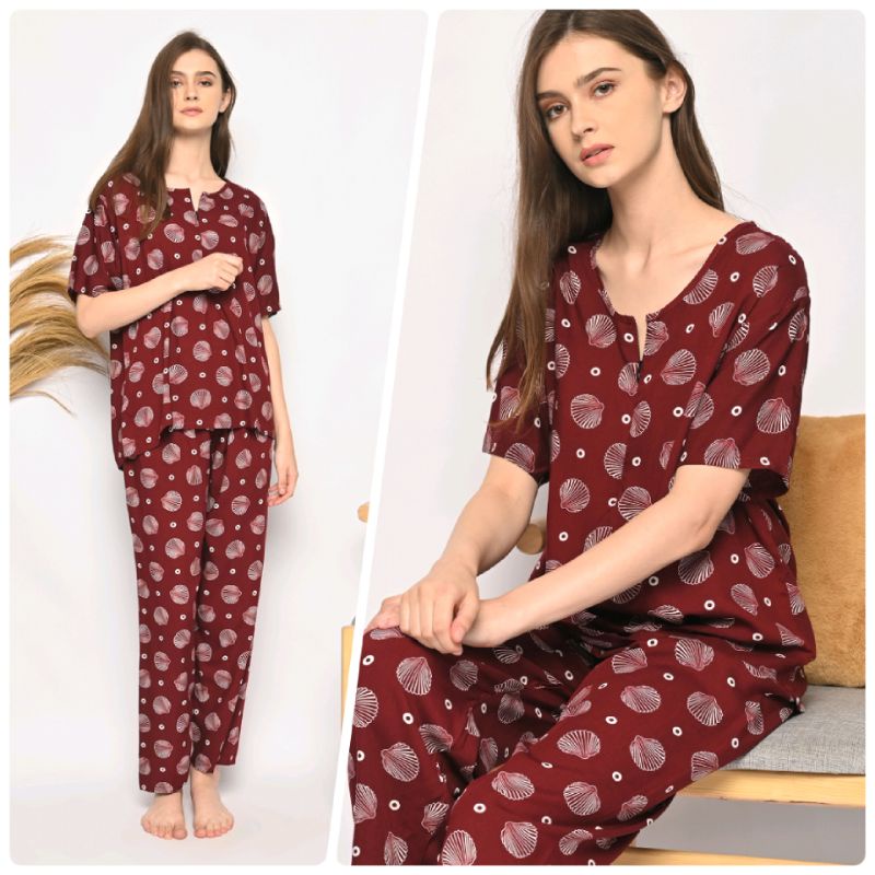 ONE SET PIYAMA RAYON-CPJ SLTG JINNY MARON