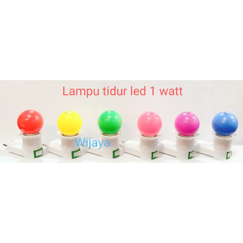 Lampu tidur led 1 watt