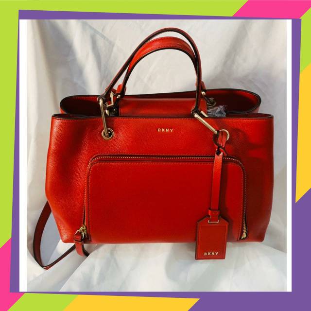 preloved DKNY Red Bucket Bag