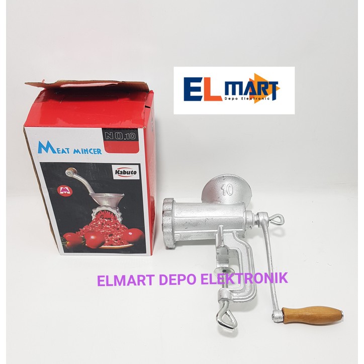 KABUTO meat mincer no 10/alat gilingan daging manual/penggiling