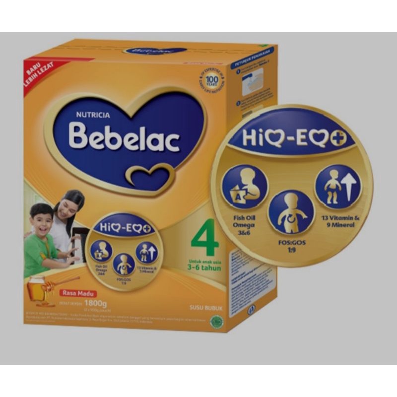 

Bebelac 4 1.800gram Madu/Vanila