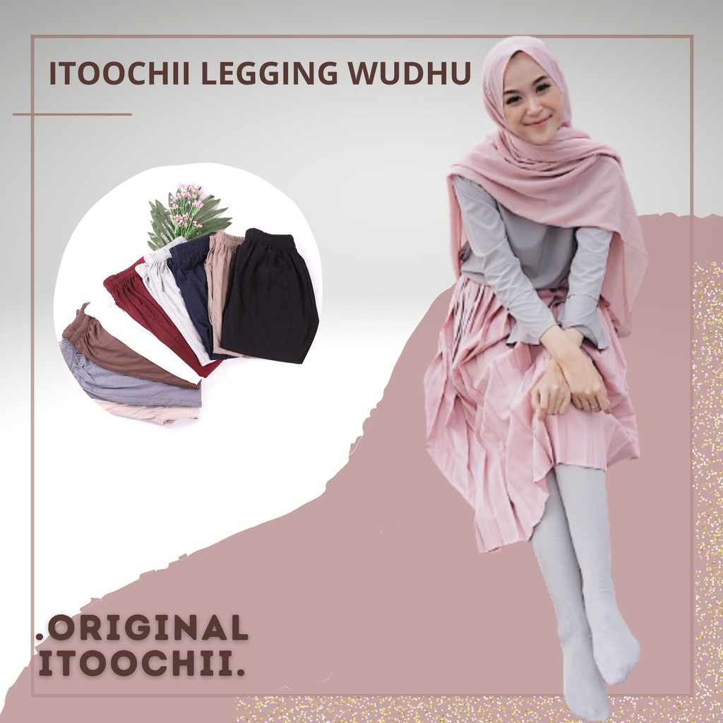 Legging Wudhu Spandek Rayon Allsize