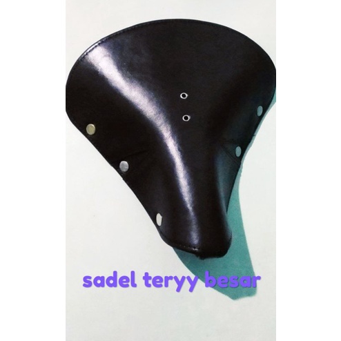 COVER SADEL TERRY JENGKI KRAKAP SEPEDA ONTEL/ONTHEL KULIT