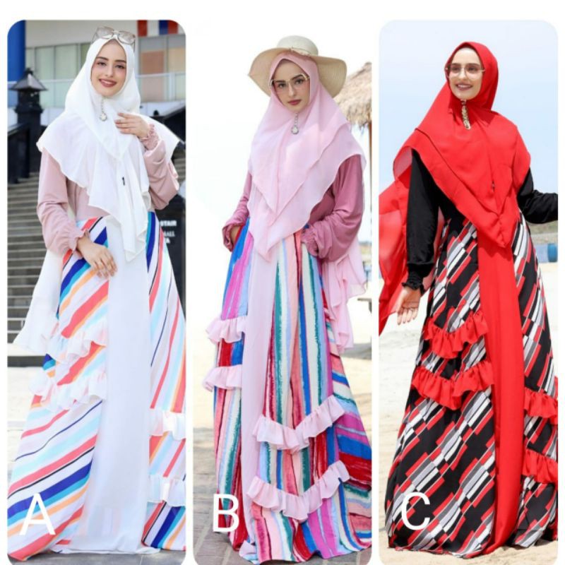 gamis Khanza syar'i by fazzle