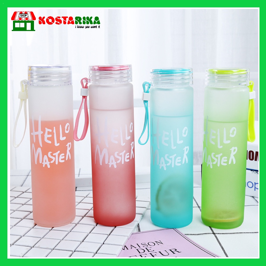 Botol Minum Kaca Berkualitas Hello Master