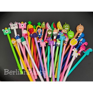 

PULPEN KARAKTER KARTUN BALLPOINT BOLPOIN PEN JELLY PENA