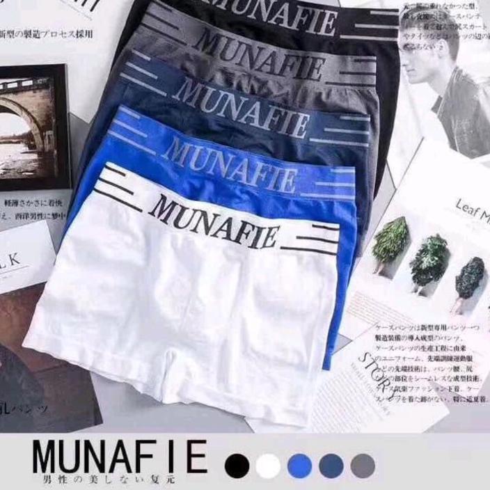 ✔️FLA⚡H⚡ALE✔️/Celana Dalam Pria Boxer Munafie CD Laki Laki Dewasa Remaja Kolor Import GrosirCelana D