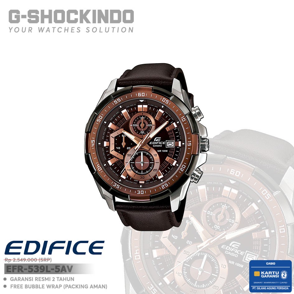Casio Edifice EFR-539L-5AV / EFR-539L-5AVUDF Original