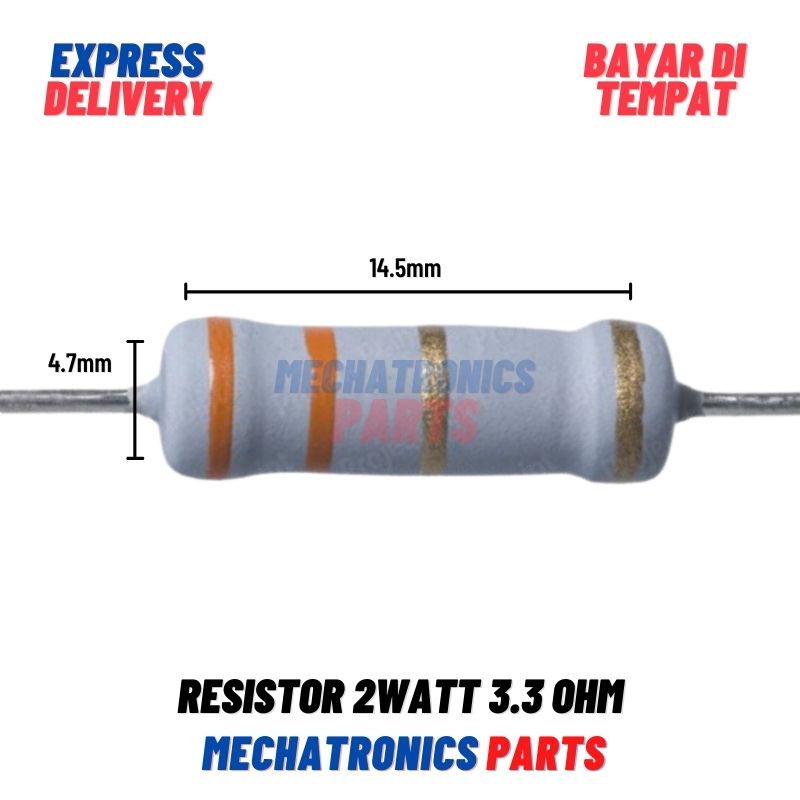 [PAS-9231] RESISTOR 2WATT 3.3OHM