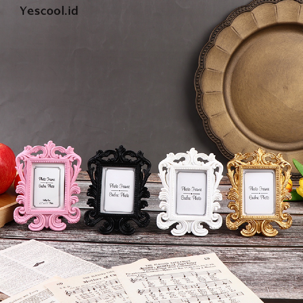 【Yescool】 Wedding Photo Frame Retro Photo Frame Picture Desktop Frame Photo Frame .