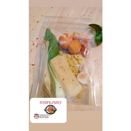 

paketan suki tomyum kuah asam pedas segar