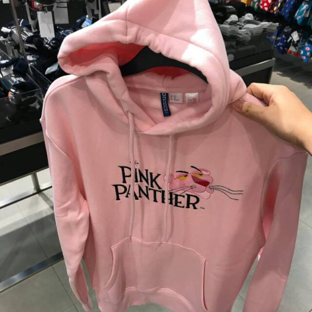 h&m pink panther hoodie