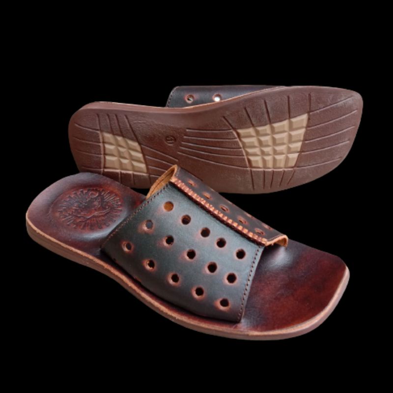 SANDAL PRIA FULL KULIT SAPI ASLI 100% BERKUALITAS
