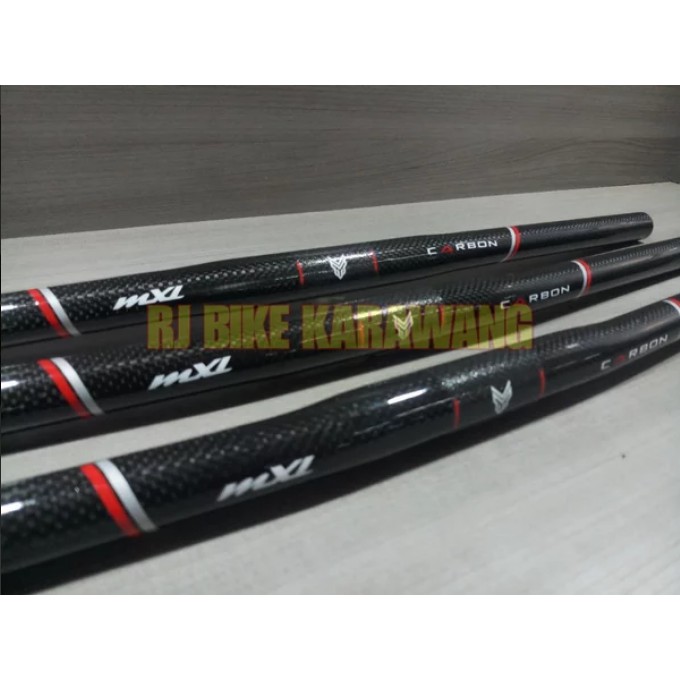 Handlebar Handle bar Folding MXL Carbon Flat Panjang 660mm