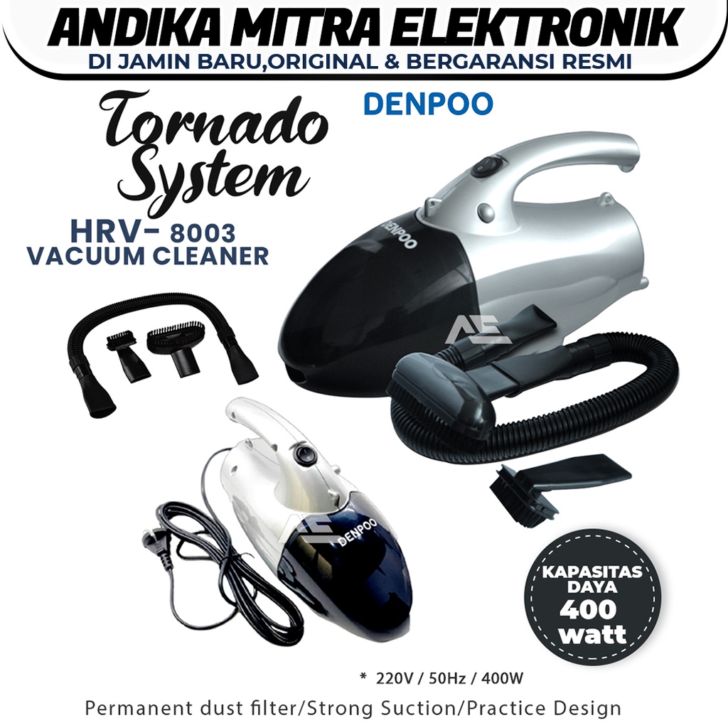 Vacuum Cleaner Portable Denpoo HRV 8003