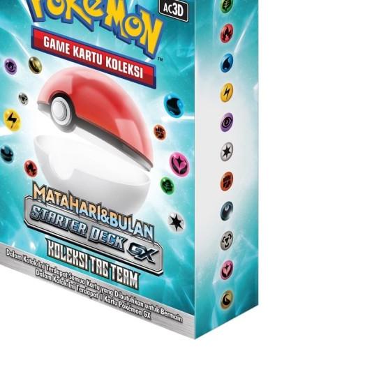 ✧ Pokemon Starter deck AC3D Matahari dan Bulan Koleksi Tag Team ➾