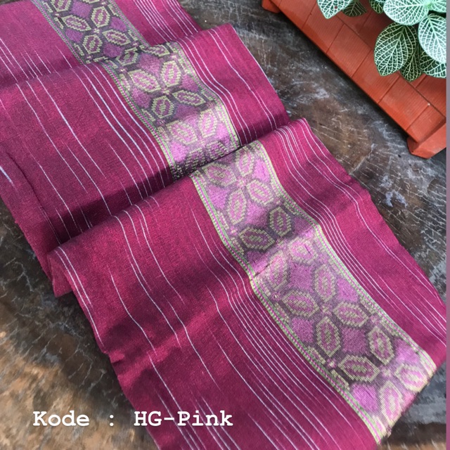 Tenun Troso Hujan Gerimis (HG-Pink)