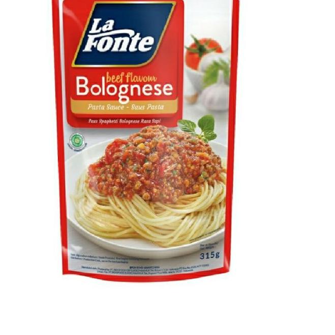 

NEW ARRIVAL !! 10.10 la fonte saus pasta bolognese 315 gram [KODE 240]