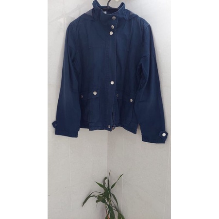 jaket wanita bahan katun