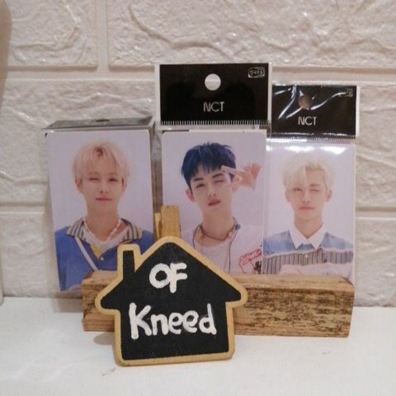 NCT 2020 Dream WayV cashbee resonance album departure renjun jaemin winwin photocard