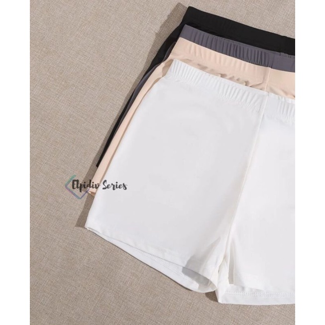 Short Pant Bahan Spandex Big Size up90kg Dalaman Harian Wanita