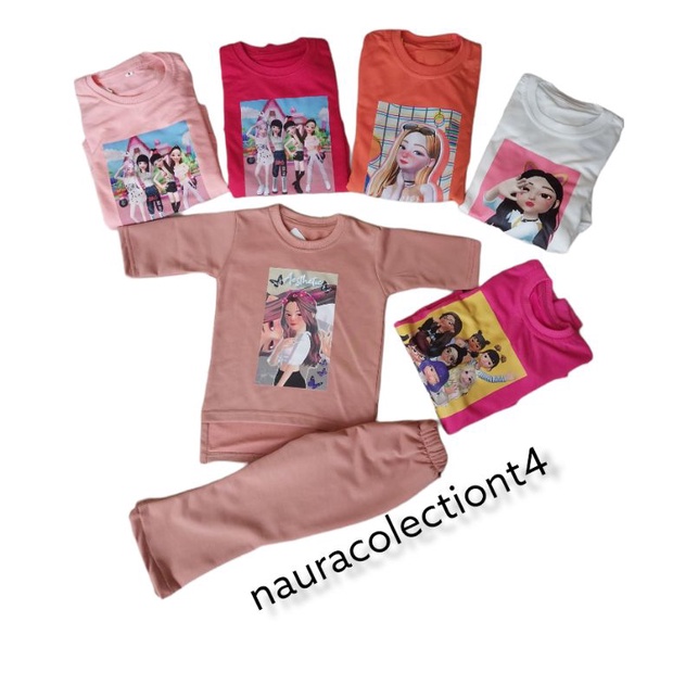 KAOS VIRAL 2022/ONE SET GAMBAR PEREMPUAN CELANA CUTBRAY ANAK ANAK