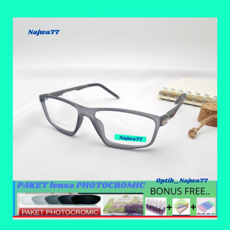 KACAMATA PRIA SPORTY | LENSA BLUECROMIC ANTIRADIASI