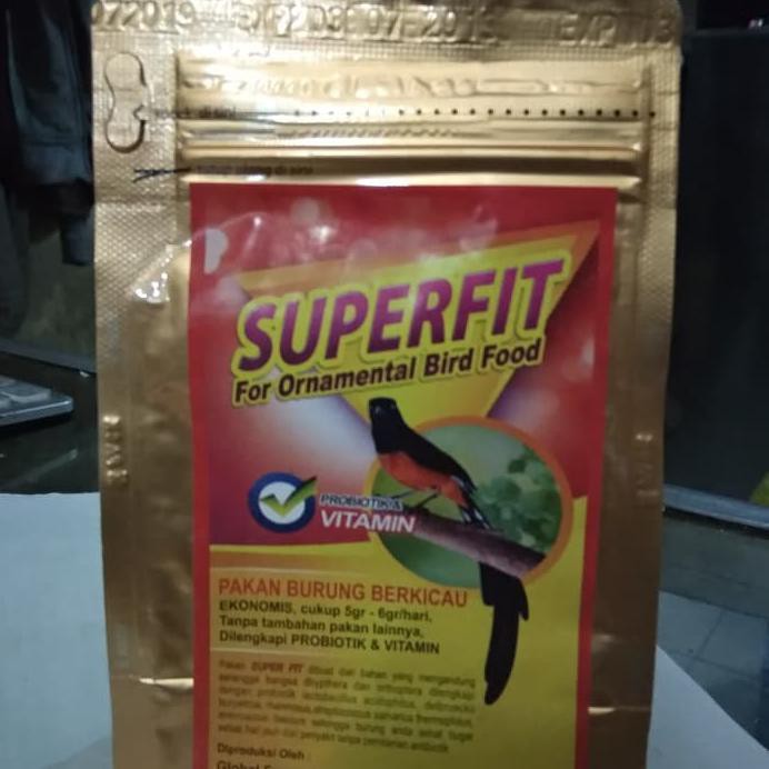 SUPERFIT PAKAN BURUNG MURAI PAKAN LOMBA MURAI SUPER FIT GOLD COKLAT