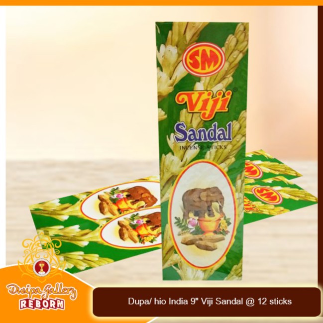 Dupa/ Hio Wangi Harum India 9&quot; Viji Sandal @ 12 Sticks