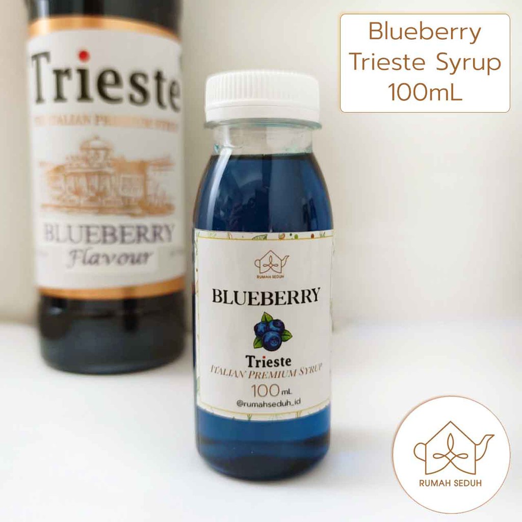 

100 mL Sirup Blueberry Trieste - Trieste Premium Blueberry Syrup
