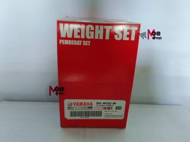 Roller Mio M3 / Xeon Asli Original Yamaha Weight Set 6pcs 2PH-WE763-00 Batu Timbangan Ori Orisinil