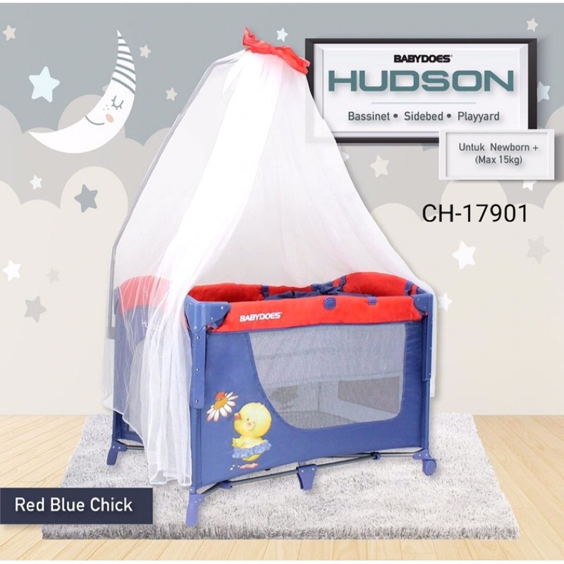 Box Bayi Babydoes Hudson bassinest-sidebed-playyard