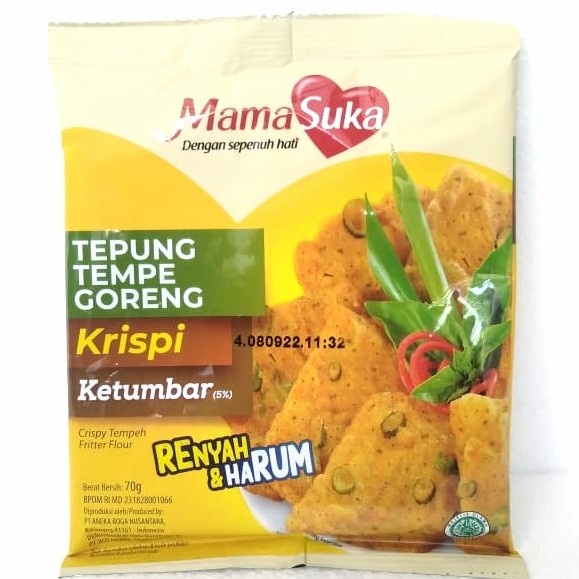 

TERBARU Mama Suka Tepung Tempe Goreng Krispi 70gr