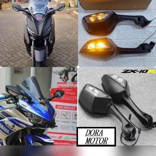 spion tanduk ZX10R spion variasi xmax nmax r15 cbr ninja spion model ZX10R spion ZX