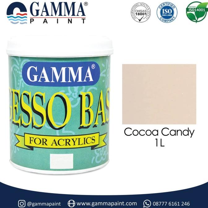 Gamma GESSO BASE - COCOA CANDY - Cat Tembok Semi Gloss 1L