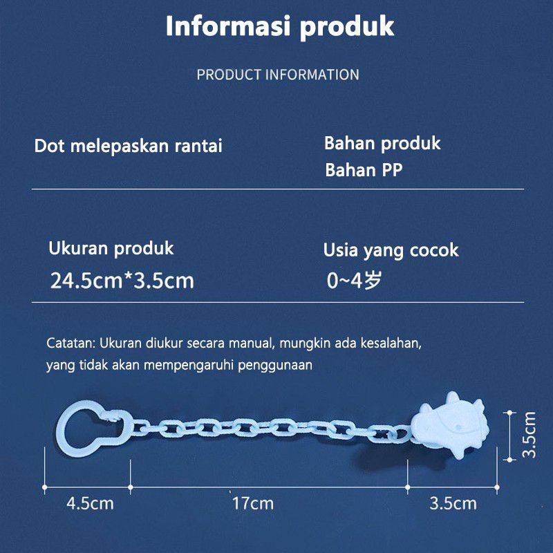 Rantai penjepit  Empeng | Tali empeng